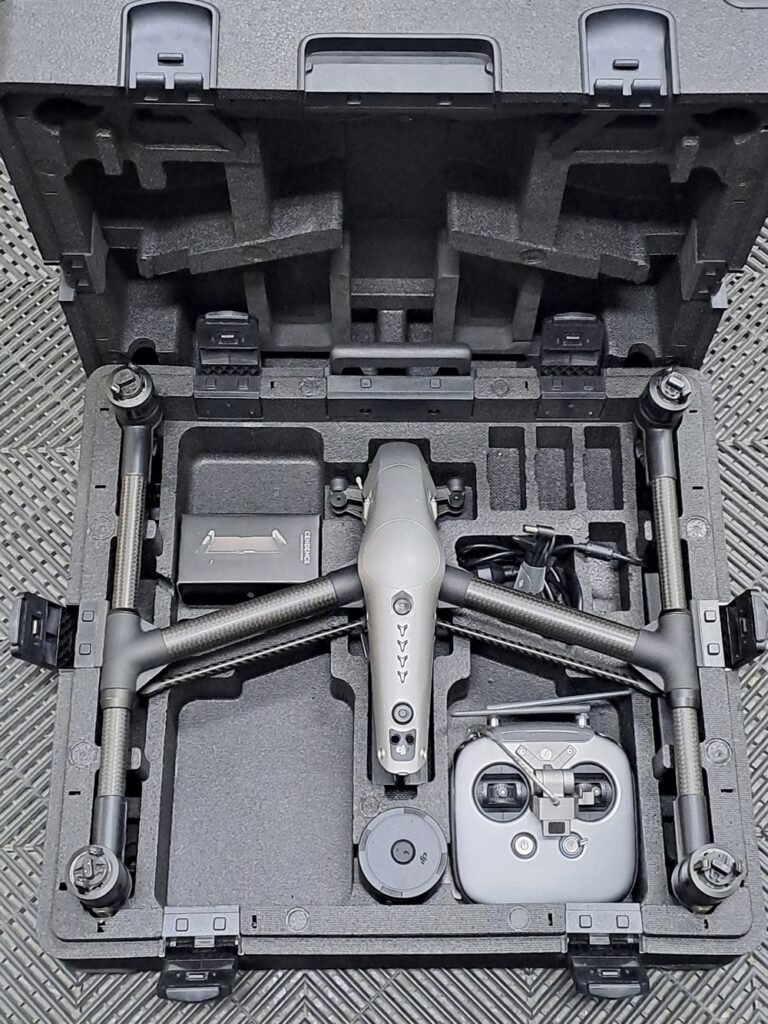 DJI Inspire 2 in box. 