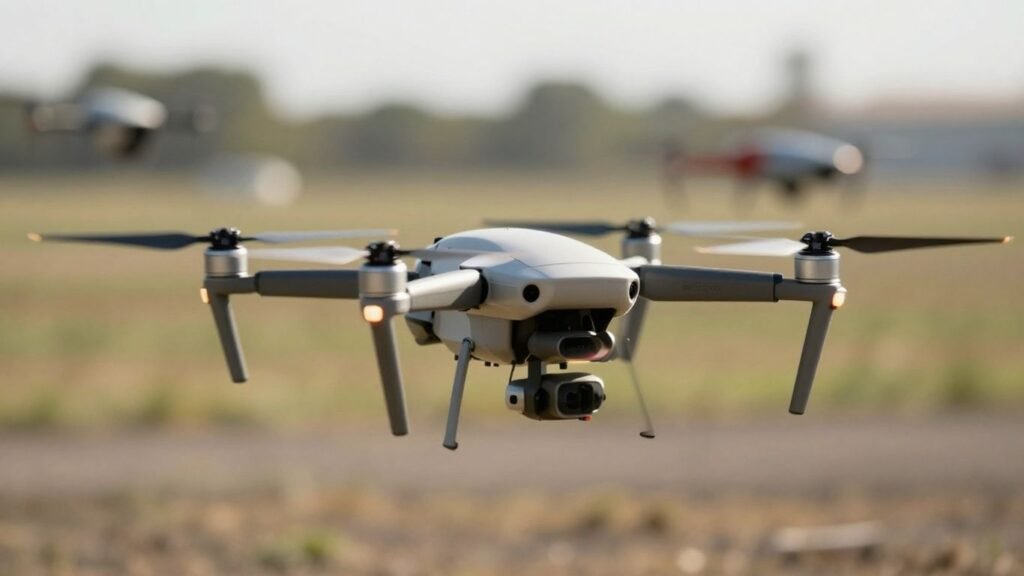 Drones in competition, aerial vehicles, drone technology